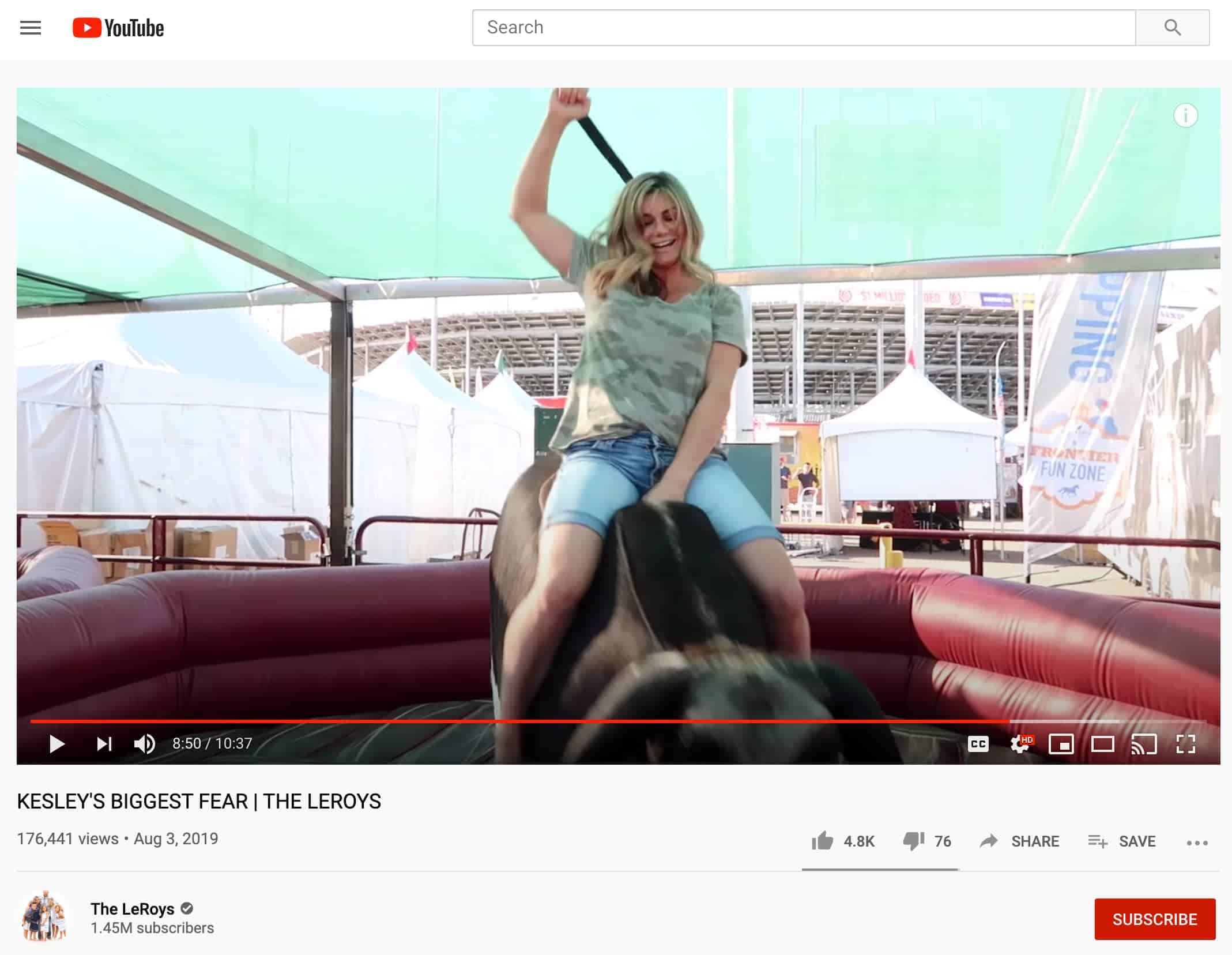 LeRoys-Rodeo-YouTube-video