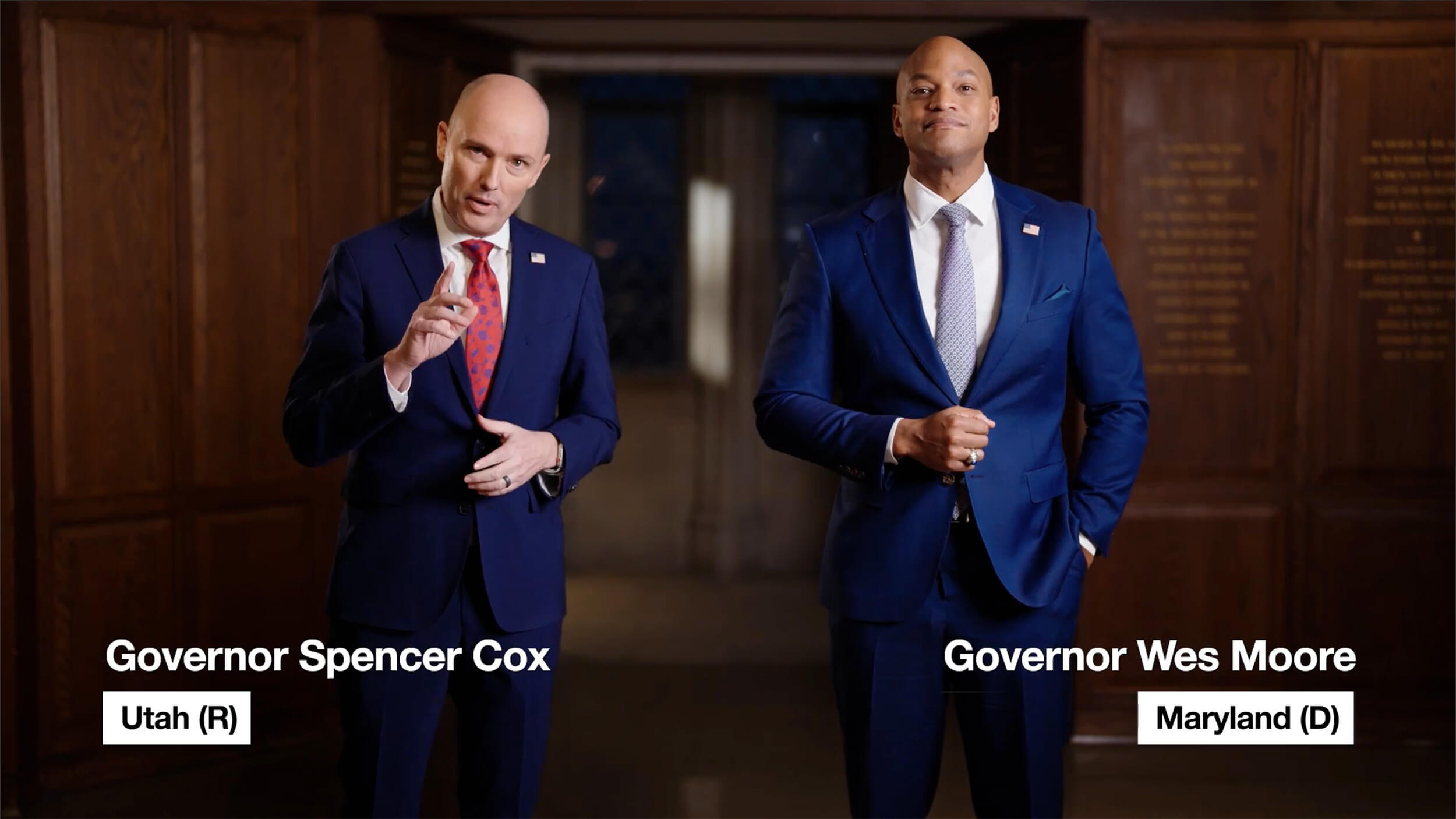 Governors Spencer Cox and Wes Moore